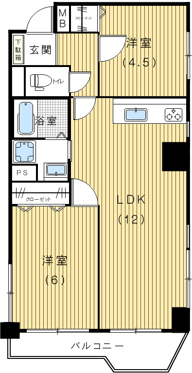 リバーサイド積田の間取り