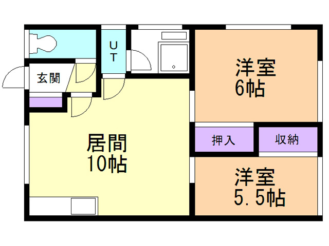 川村マンションＡの間取り