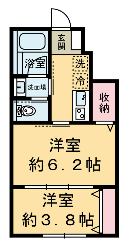 ソレイユの間取り写真