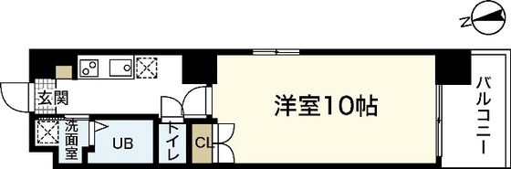 広島市中区昭和町のマンションの間取り