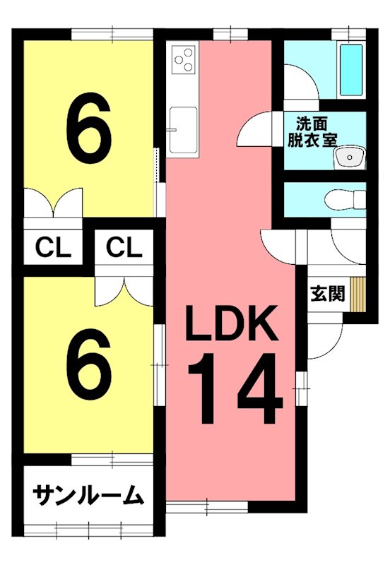 泉ハイツの間取り