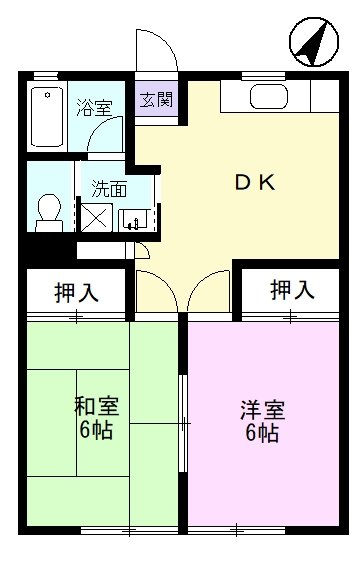 ハイツジュイルの間取り