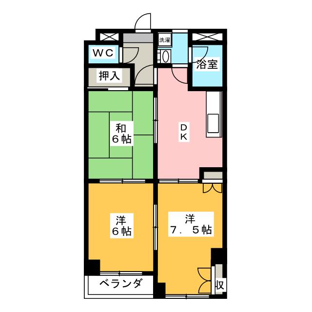 川越マンションの間取り