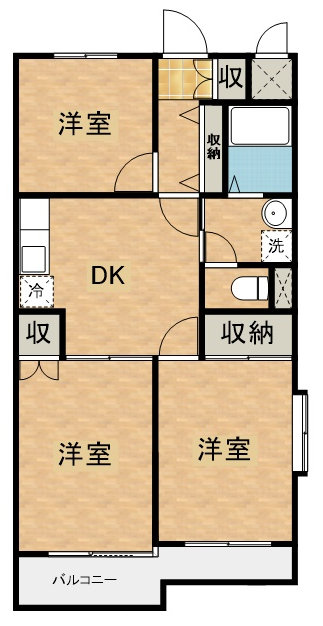 プレステージ宇都宮の間取り