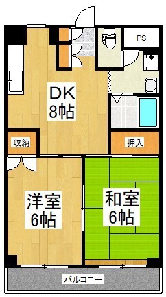 諏訪ハイム１３の間取り