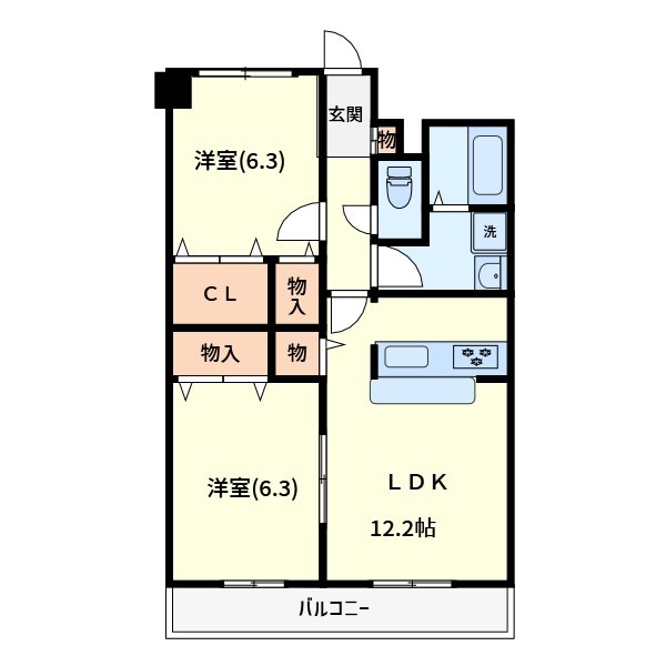 グラースの間取り