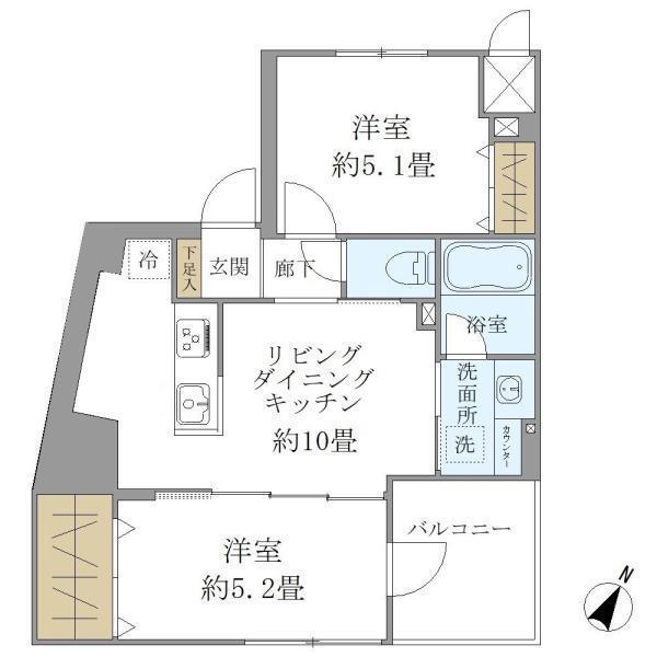 パインステージ白金高輪の間取り