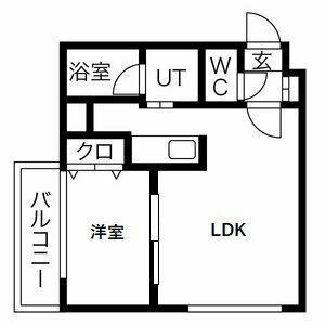 クイーンズフォレスト中島公園の間取り