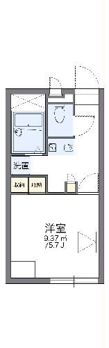 【蒲郡市緑町のアパートの間取り】