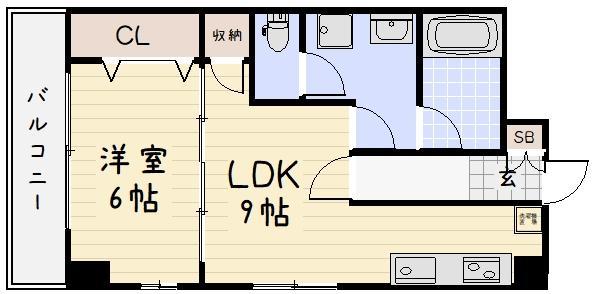 アヴィニール吉野の間取り