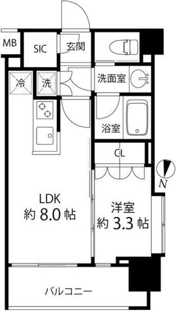 リリエンベルグ目白壱番館の間取り