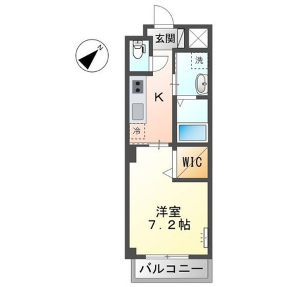 広島市西区草津南のマンションの間取り