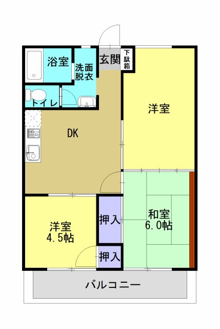 マルエイハイツ東ヶ丘の間取り