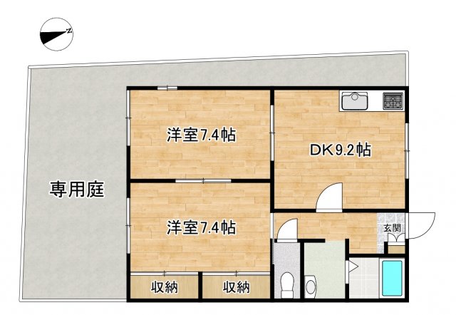 ネオ春日の間取り