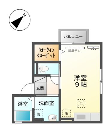 アルテール小郡の間取り