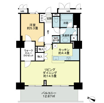 ストーリア品川の間取り