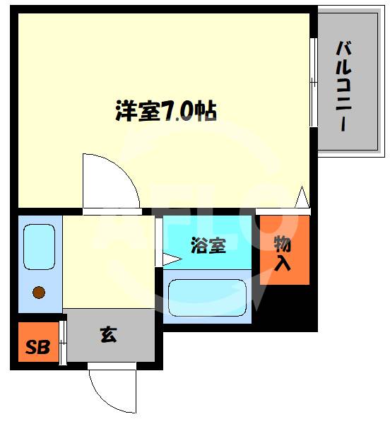 大正メゾンの間取り