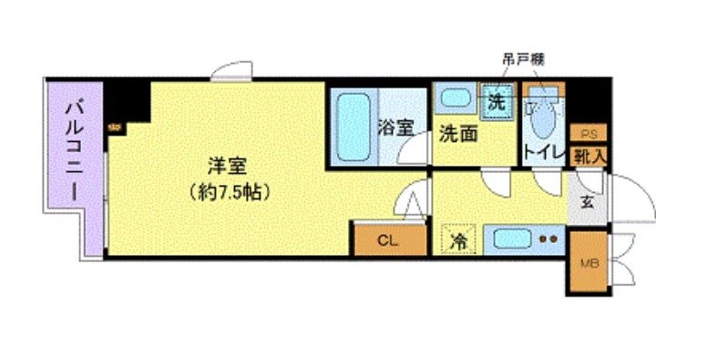 フェニックス市谷本村町の間取り