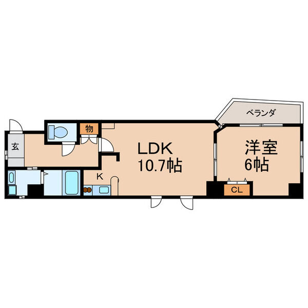 AHマンション泉の間取り