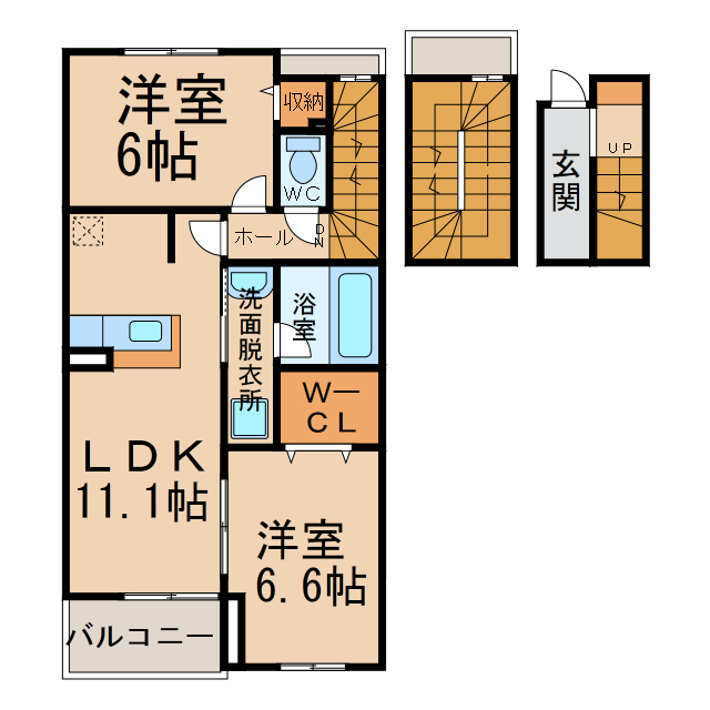 モンテローザの間取り