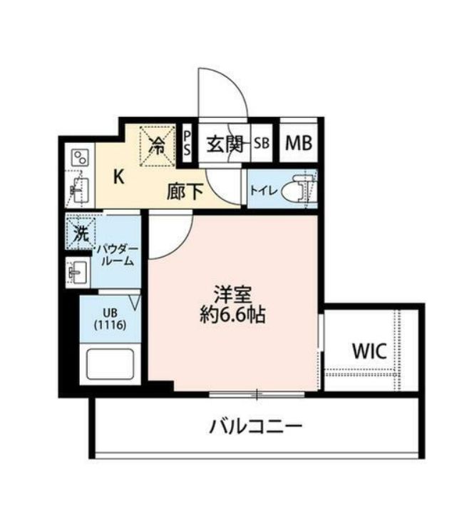 江東区福住のマンションの間取り