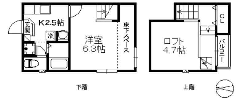 POLARIS CITY Iの間取り