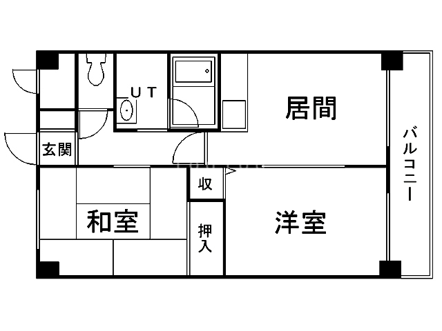 ノール中の島の間取り