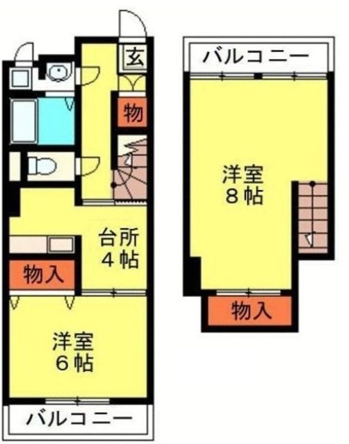 ヴィラウエルスの間取り