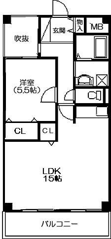 【グリーンロータスIの間取り】