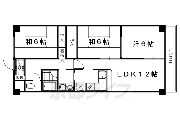 ライフプラザ河原町今出川の間取り