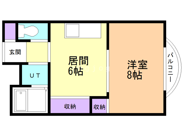 ＭＡＪＥＳＴＩＣ水車町の間取り