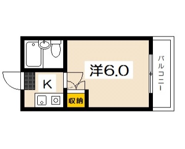 広島市佐伯区五日市中央のマンションの間取り