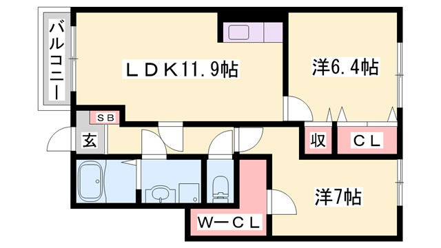 ブライトハウスの間取り