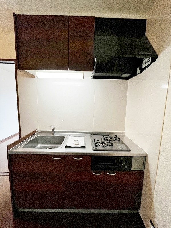 キッチン　★システムキッチングリル付き/2口コンロ★