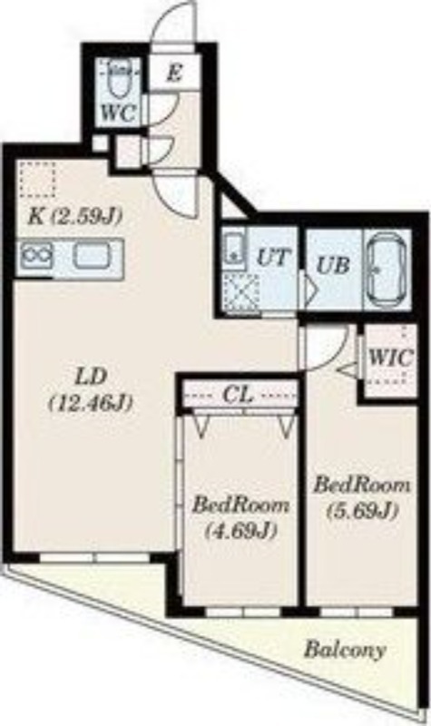 Diore Residence Sapporoの間取り