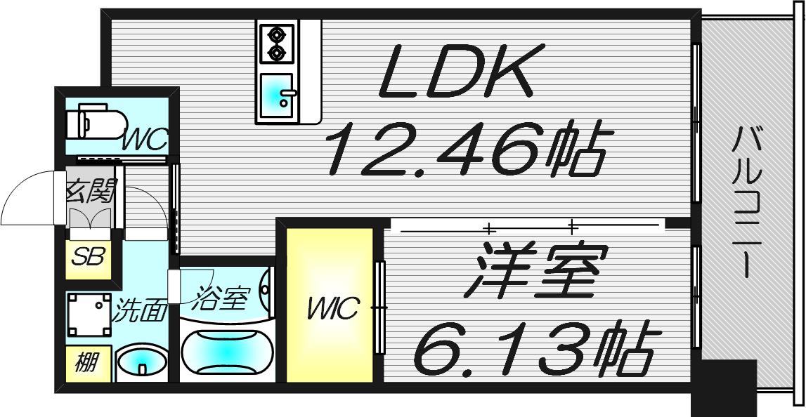 プレジオ御幣島ASIANの間取り