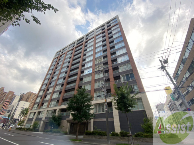 建物外観　札幌市中央区南２条西「プライムメゾン南２条」