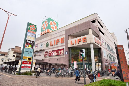 スーパー　ライフ　喜連瓜破店（スーパー）まで470m