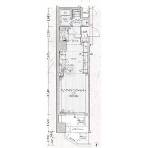 エステムコート京都駅前KOTOの間取り