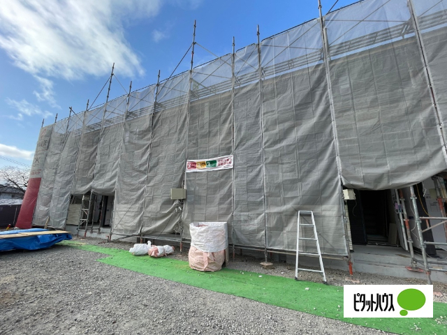 建物外観　建築中