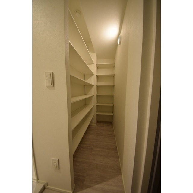 収納　十分な収納スペースがあります