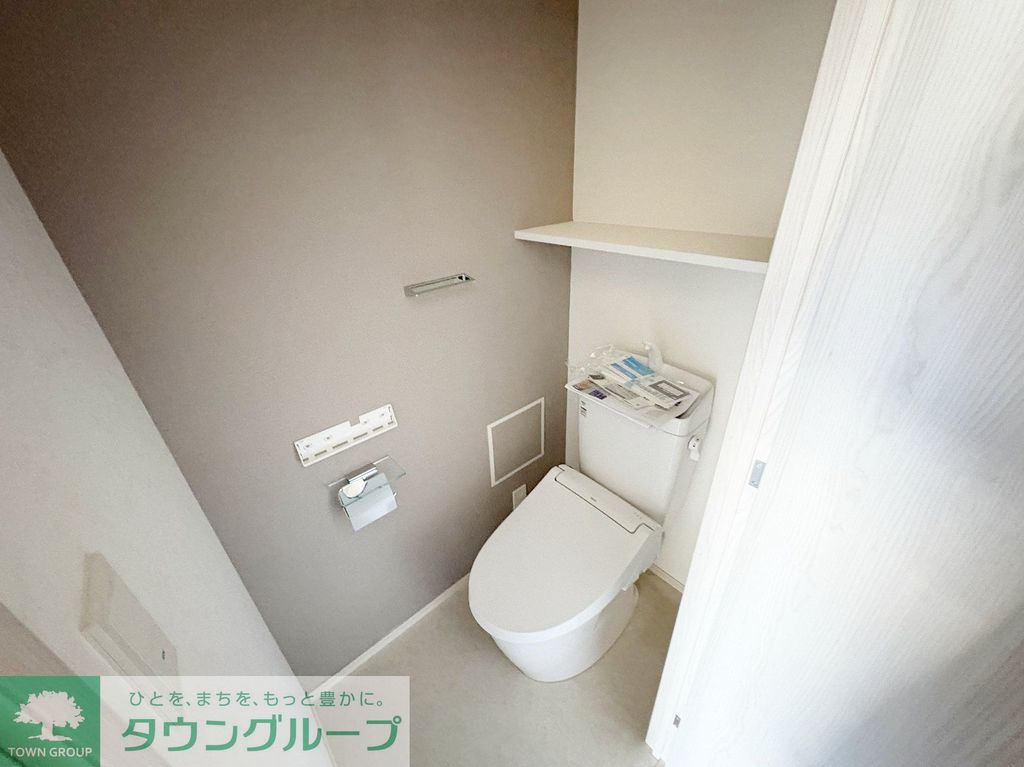 トイレ　建築中です