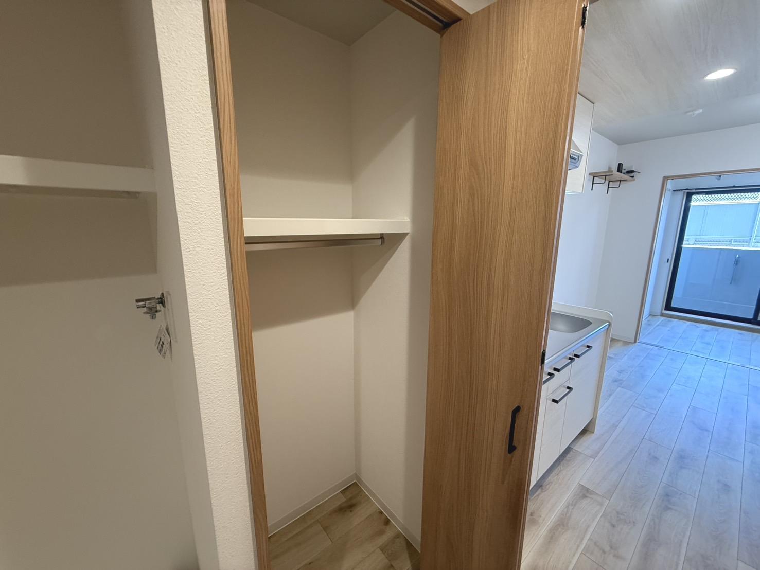 収納　廊下収納です