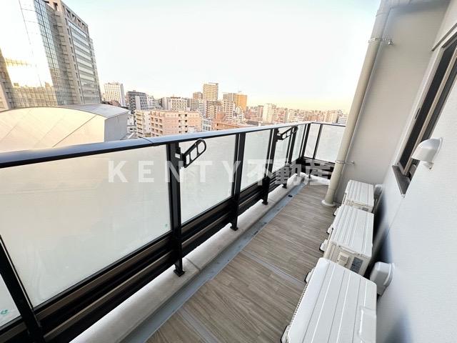 バルコニー　広々としたバルコニーです