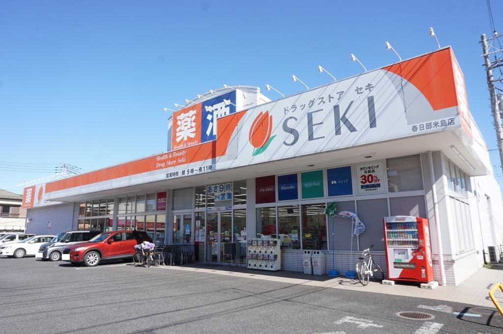 ドラックストア　ドラッグストア セキ 春日部米島店（ドラッグストア）まで618m