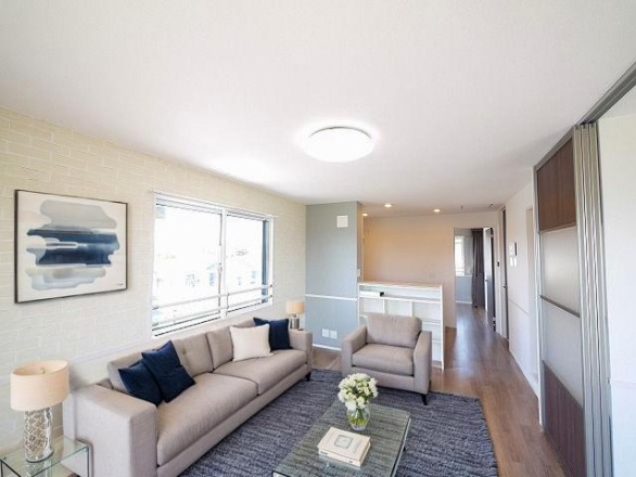 居室・リビング　CGで家具等を配置したもので家具等は含まれません