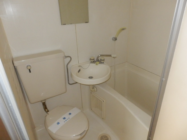 洗面設備　洗面台付