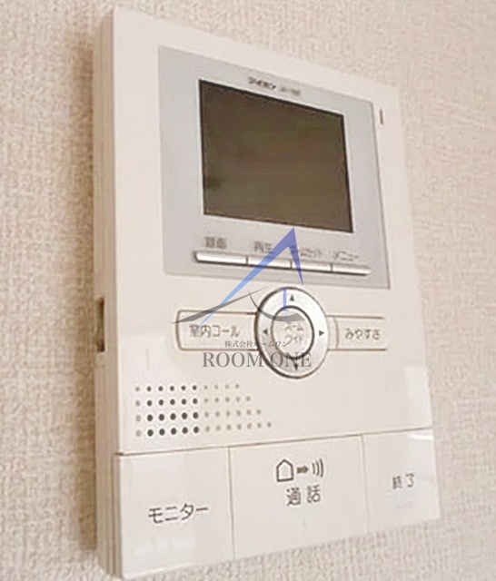 セキュリティ　モニター付きインターホンです。