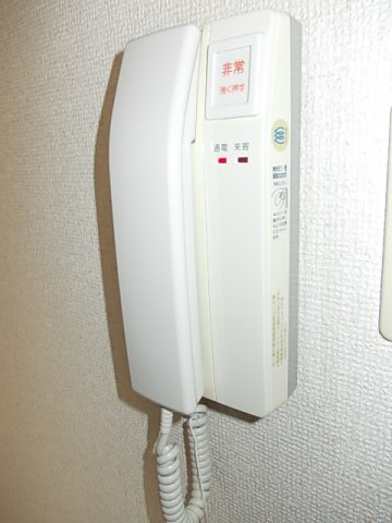 セキュリティ　インターホンです