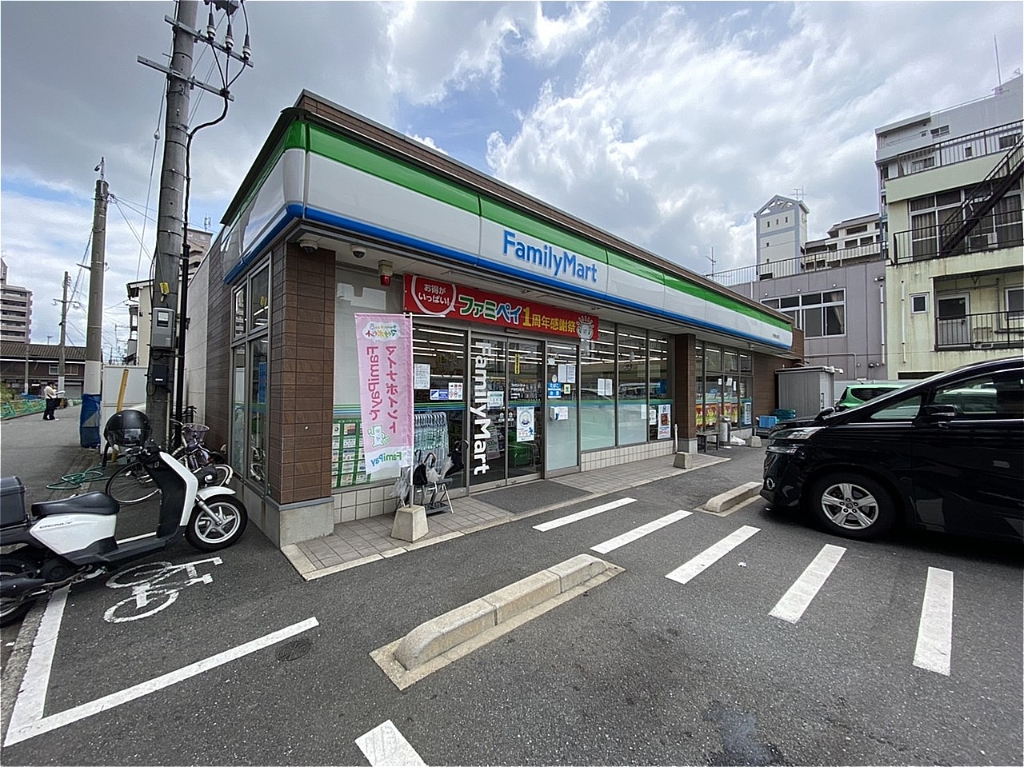 コンビニ　ファミリーマート 戸畑明治町店（コンビニ）まで505m